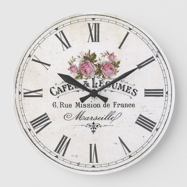 French Vintage Large Clock (Front)