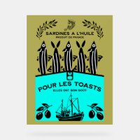 French Vintage Sardine Kitchen
