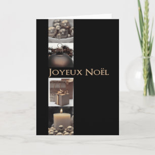 French vintage style christmas card