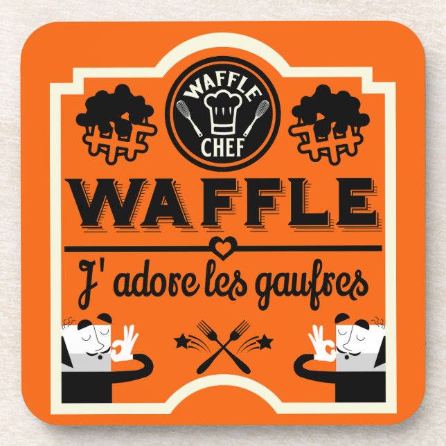 French Waffles Coaster (Front)
