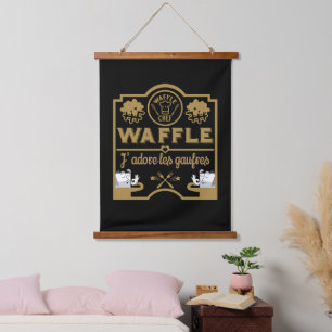 French Waffles Hanging Tapestry