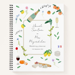 French wedding notebook