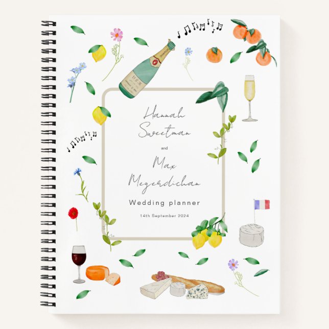 French wedding notebook (Front)