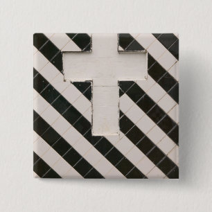 French West Indies, Guadaloupe, Grande Terre, 15 Cm Square Badge