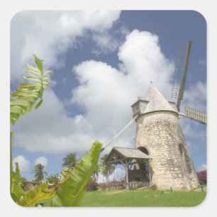 French West Indies, Guadaloupe, Marie, Galante Square Sticker