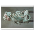 French Whimsical Cat Decoupage