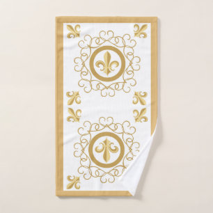 French White Hand Towel