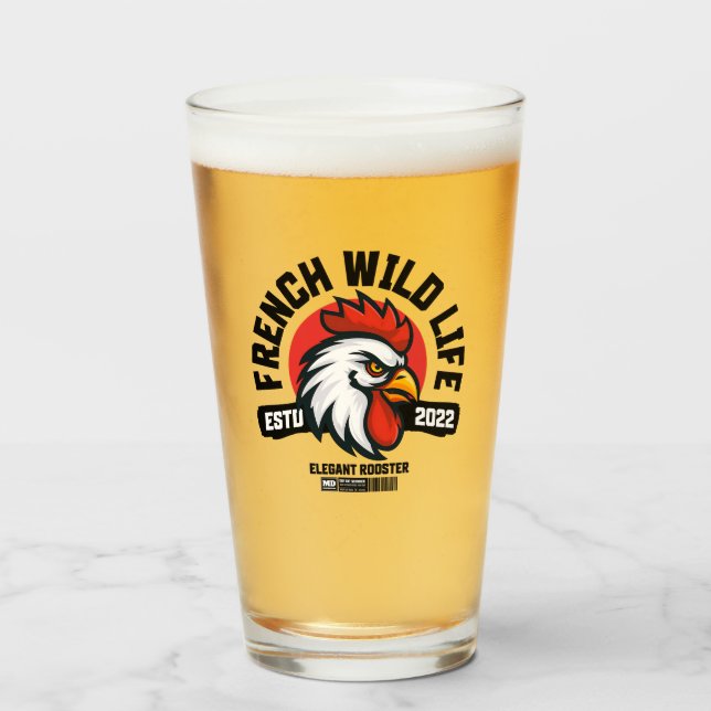 French Wild Life - Elegant Hahn Glass (Front Filled)