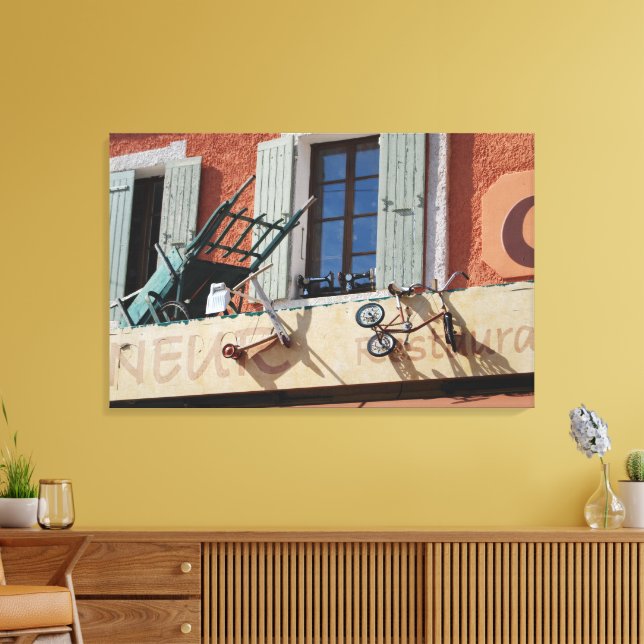 french window art canvas print (Insitu(LivingRoom))