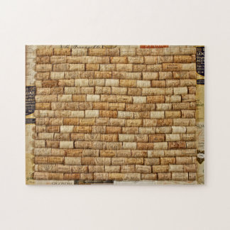 French Wine Corkboard Jigsaw Puzzle