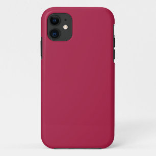 French Wine Solid Colour iPhone 11 Case