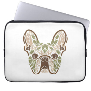 Frenchie art laptop sleeve