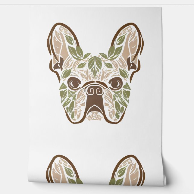 Frenchie art wallpaper (Unrolling)
