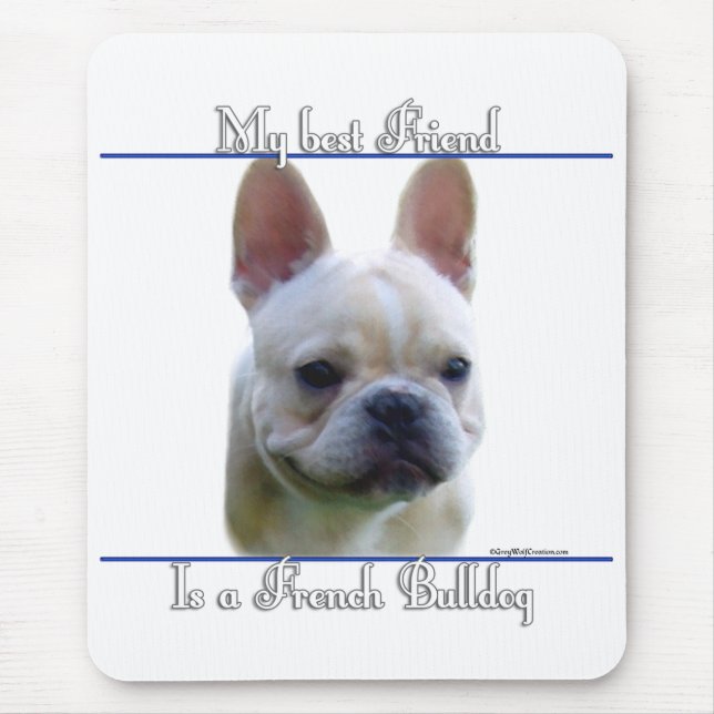 Frenchie Best Friend 2 Mouse Mat (Front)
