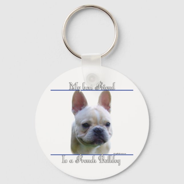 Frenchie Best Friend Keychain (Front)