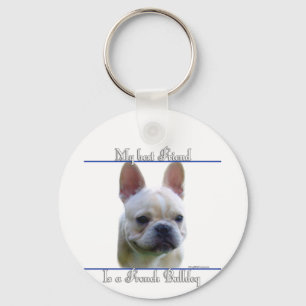 Frenchie Best Friend Keychain