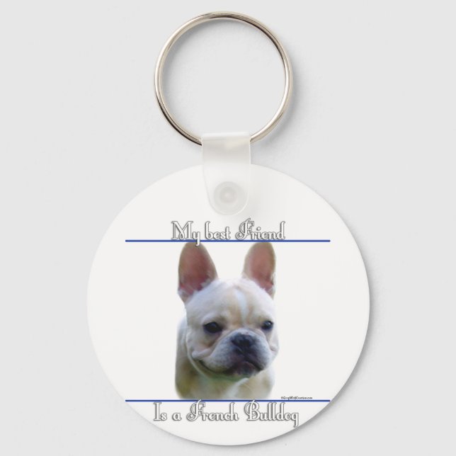 Frenchie Best Friend Keychain (Front)