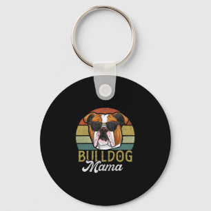 Frenchie Bulldog Mama Dog Mum Key Ring