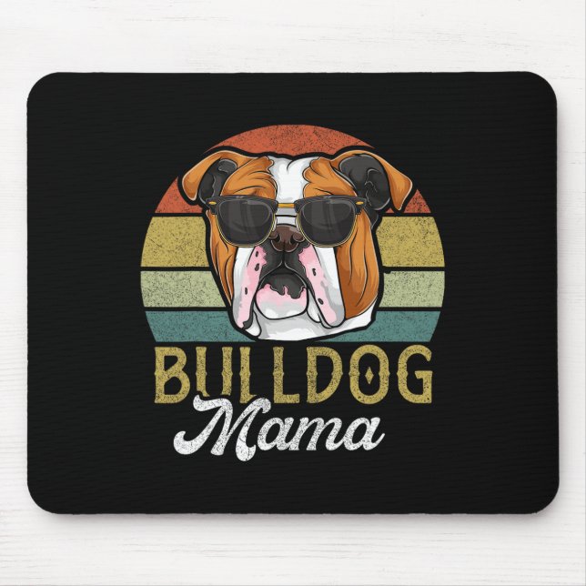 Frenchie Bulldog Mama Dog Mum  Mouse Mat (Front)