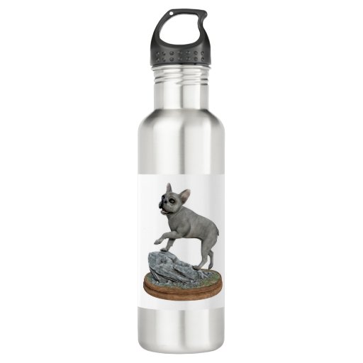 Image of Frenchie Bulldog Monument 710 Ml Water Bottle