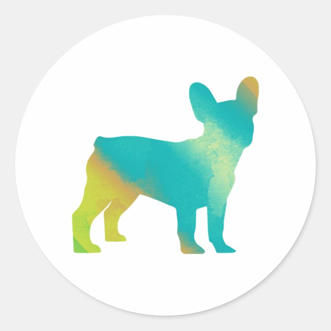 Frenchie Classic Round Sticker (Front)