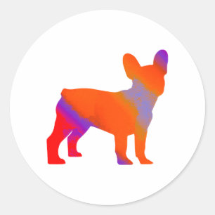 Frenchie Classic Round Sticker