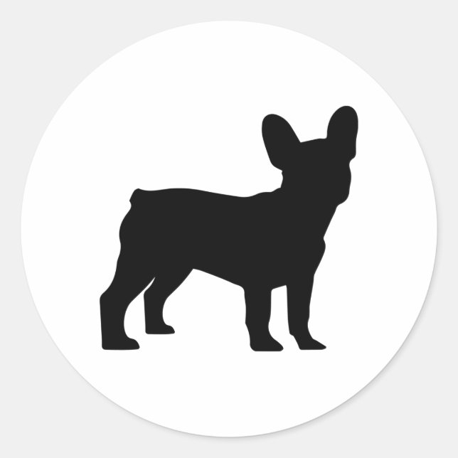 Frenchie Classic Round Sticker (Front)