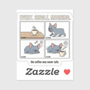 Frenchie Coffee Chaos Every Morning Design