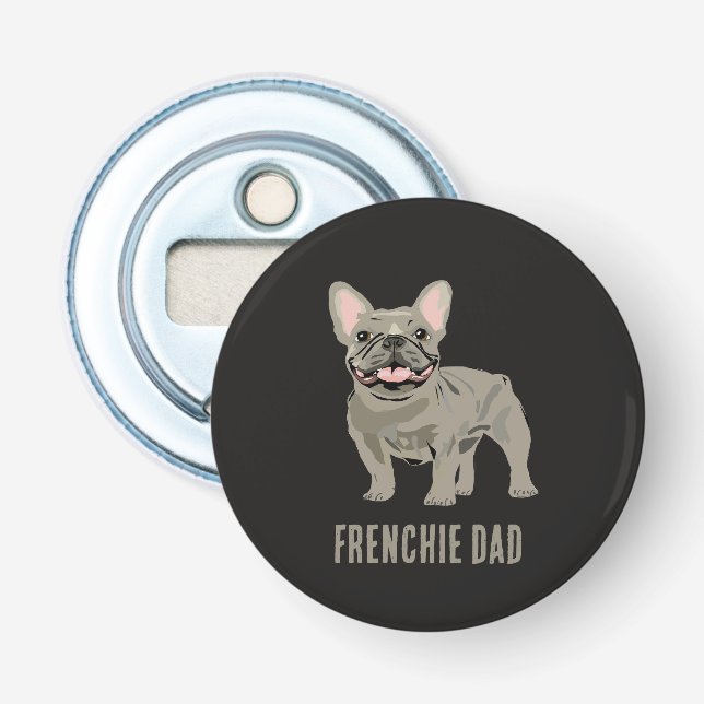 Frenchie Dad Bottle Opener (Front)