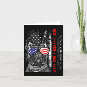 Frenchie Dad Ever Daddy French Bulldog Dog Lover O Card