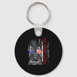 Frenchie Dad Ever Daddy French Bulldog Dog Lover O Key Ring