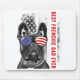 Frenchie Dad Ever Daddy French Bulldog Dog Lover O Mouse Mat