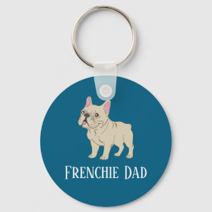 Frenchie Dad Key Ring