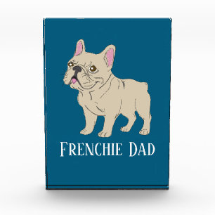Frenchie Dad Photo Block