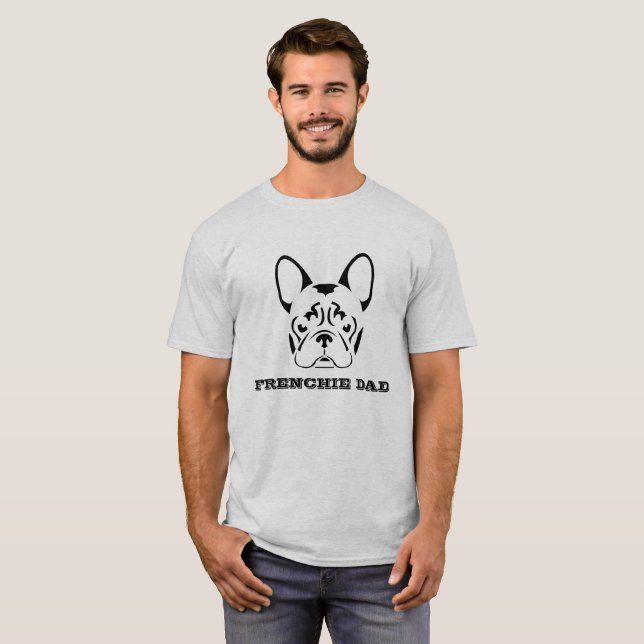 Frenchie Dad T-Shirt (Front Full)