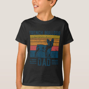 Frenchie Dad - Vintage French Bulldog Papa T-Shirt