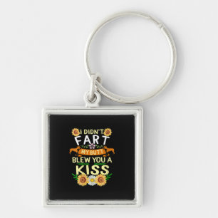 Frenchie Didn't Fart Butt Kiss Dog Mum Mama Key Ring