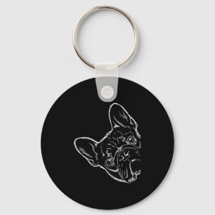Frenchie Dog French Bulldog 1 Key Ring