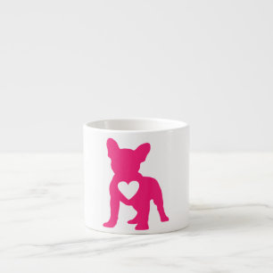 Frenchie Dogs Heart French Bulldog Dog Owner Espresso Cup