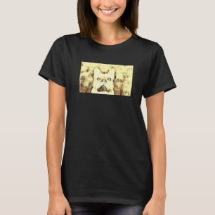 Frenchie Fashion Abstract Painting Of French Bulld T-Shirt