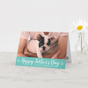 Frenchie Father's Day Frenchie Dog Dad Card