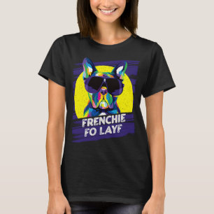 Frenchie Fo Layf Rescue Dog French Bulldog Adopt T-Shirt