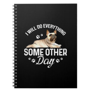 Frenchie French Bulldog Dog Lover Pet Gifts Notebook