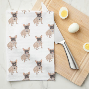 Frenchie French Bulldog (Masked) Tea Towel