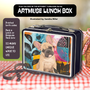 FRENCHIE French Bulldog Metal Lunch Box