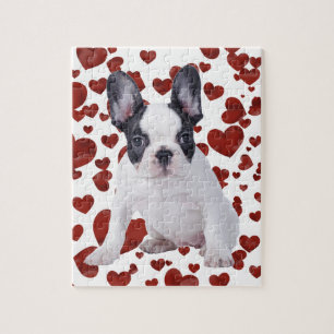 Frenchie - French bulldog puppy Jigsaw Puzzle