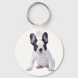 Frenchie - French bulldog puppy Key Ring