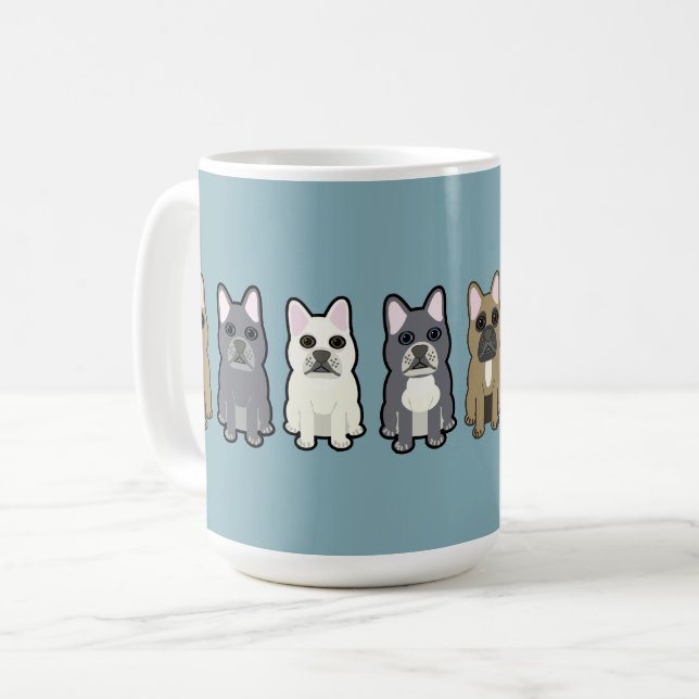 Frenchie Friends Coffee Mug (Front Left)