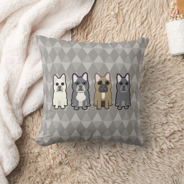 Frenchie Friends Cushion (Blanket)