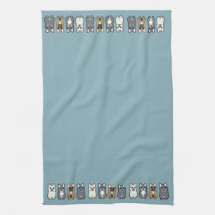 Frenchie Friends Tea Towel